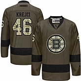 Glued Boston Bruins #46 David Krejci Green Salute to Service NHL Jersey,baseball caps,new era cap wholesale,wholesale hats
